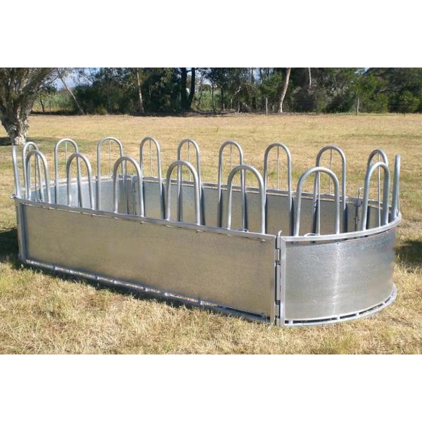 Automatic Wild Galvanized Round Feeder Animal Horse Stable Feeder Cast Iron