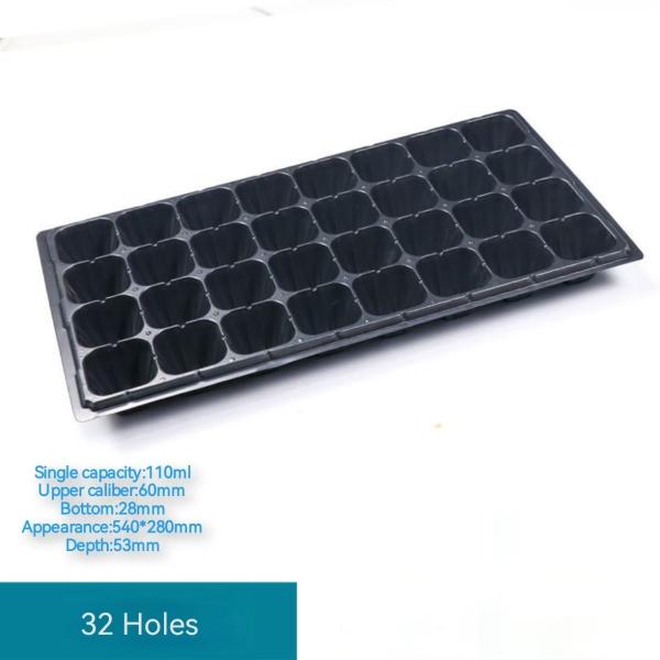 Rectangular Nursery Seedling Tray PS Plastic 32 Cell Seed Starter Tray