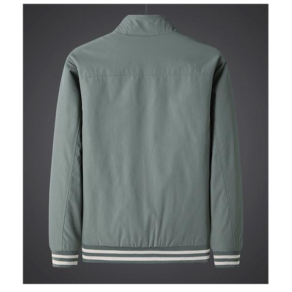 2023 Mens Polyester Cotton Padded Coat Bomber Regular Length Weaving Method Woven