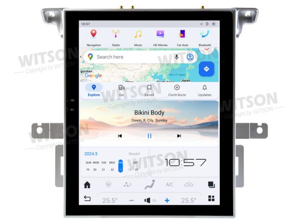 10.4 pantalla Tesla Vertical Android Screen For Range Sport 2010-2013 (Sólo conductor de la izquierda) Multimedia de automóviles Estéreo GPS Reproductor de CarPlay