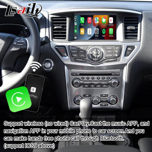 Lsailt 8GB Android мультимедийный интерфейс для Nissan Pathfinder R52 2018-Patrol Carplay Android Авто беспроводный модуль