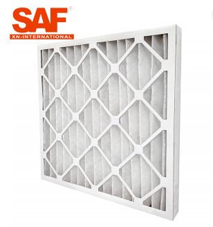 Cardboard Frame Pre Air Filter SAF Pleated Panel 5 Micron Media HVAC System