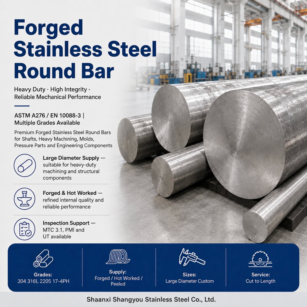 Forged Stainless Steel Round Bar