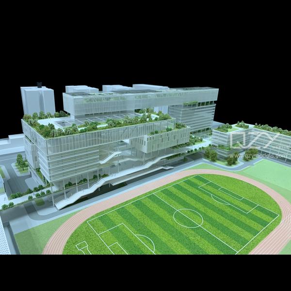 Масштабные миниатюрные модели зданий Aedas 1:200 Баоанский городской парк образо