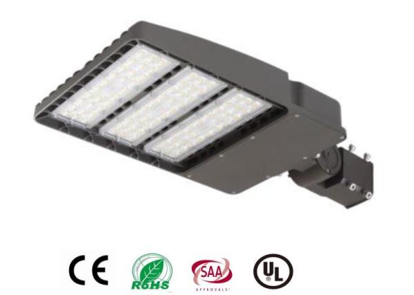 Energy Saving 19500lm Shoebox Street Light , Led Parking Lamps DLC ETL Listed
