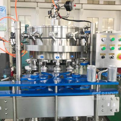 Equal Pressure 750ml Soda Can Filling Machine hygienic safety