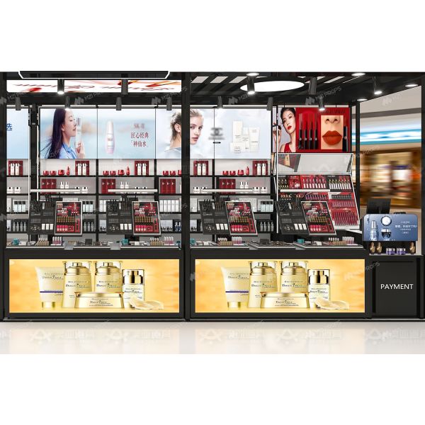 BKC024 Premium Skincare Kiosk Display Beauty Booth Design for Cosmetic Store Interior Design
