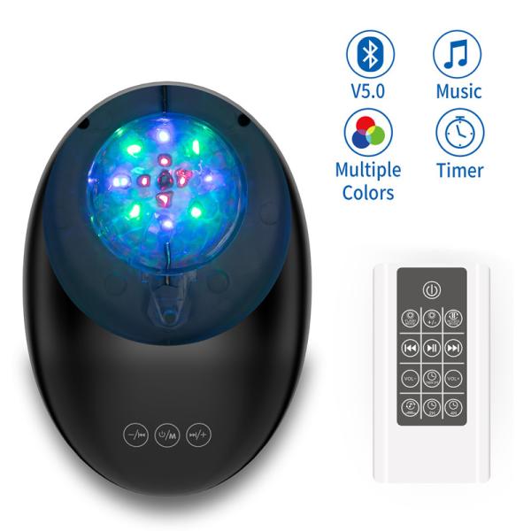 2in1 Decor Galaxy Projector Night Light  Ocean Wave Galaxy Projector Speaker
