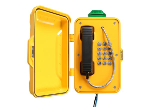 Emergency Outdoor Industrial Weatherproof Telephone Wall / Pillar Mounted For Underground
