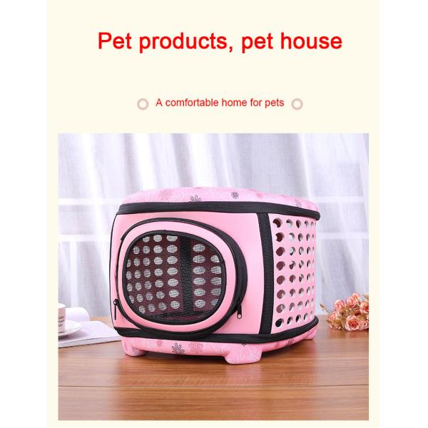Lightweight Oval Waterproof EVA Storage Bag For Women Pink Or Gold Color