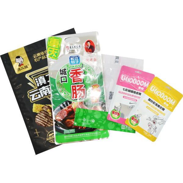 Double Line Plastic Zip Lock Bag Making Machine 200 Segments/Min