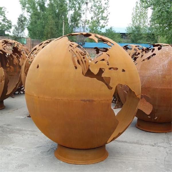 O vaqueiro Story Corten Steel da decoração ateia fogo a Pit Balls 900mm 1000mm