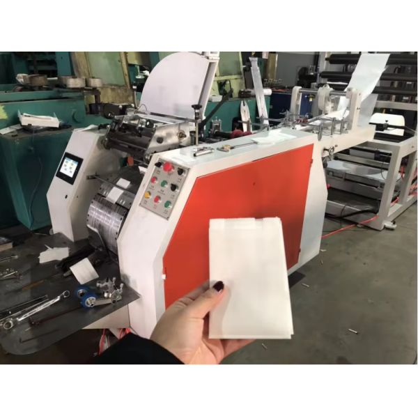 CMYK Flexo Printer Paper Shopping Bag Making Machine 50Hz 60Hz Power Supply Total Power 15 KW Suitable for Large Scale Packaging