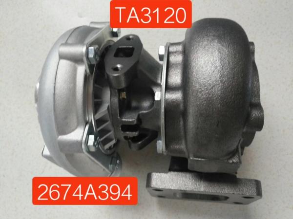 Hydraulic TA3120 Turbo Excavator Spare Parts For Perkins Turbocharger 02200460 2674A153