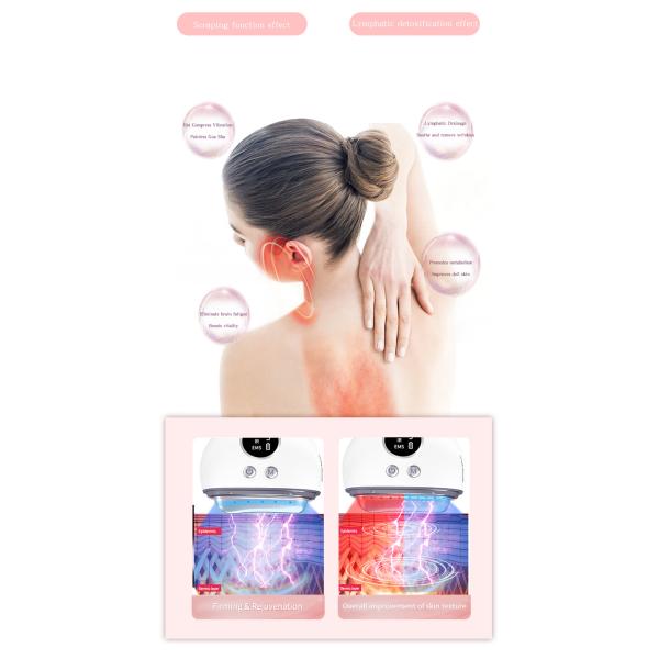 Electric Guasha Massage Cupping Therapy Set with USB Plugs Type 2023 Electric Stone Guasha