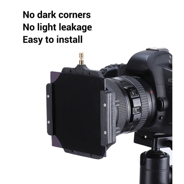 100mm Lens Filter Adapter Aluminum Alloy Camera Filter Holder Waterproof For 100x100mm And 100x150mm Lens Filters