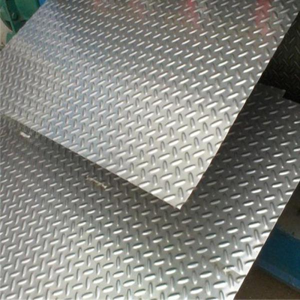 500-1500mm Width Checkered Stainless Steel Plate Cold Roll 4mm SS Sheet
