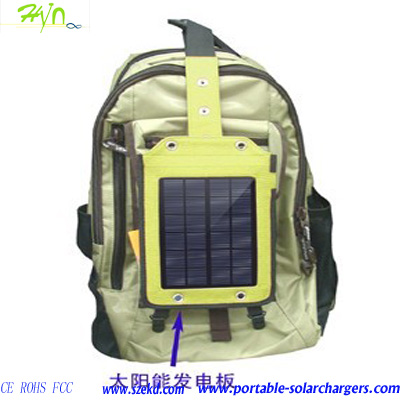 Flexible Mobile Phone Solar Cell Charger With CE, ROHS And 5PCS Connectors