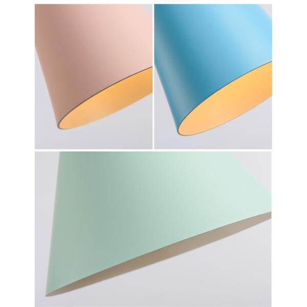 Lumière pendante de chambre à coucher 140*280mm moderne colorée minimaliste d'AC85V 31W