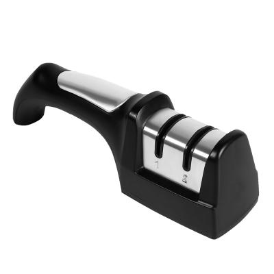 Apontador de faca do tungstênio da cozinha com a pedra apontando cerâmica do carboneto duro