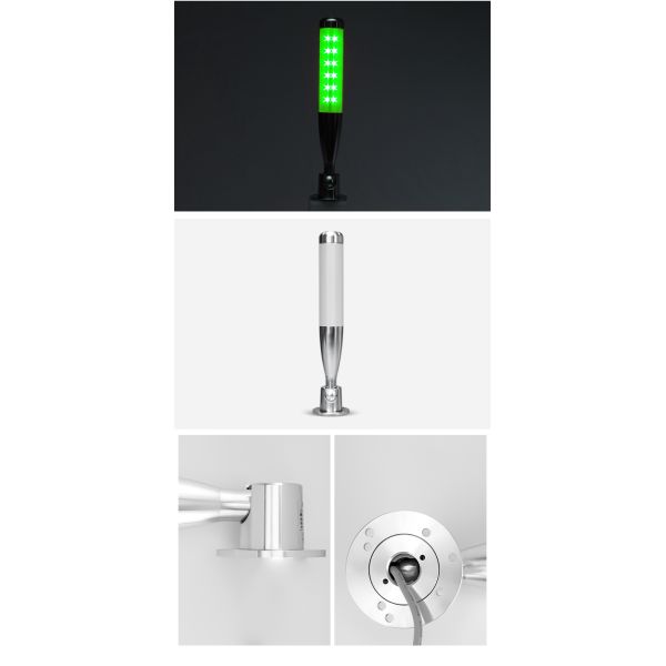 70 / Min Lámpara de torre de señal brillante DC 24V IP54 Para Indicador de estado de la máquina CNC