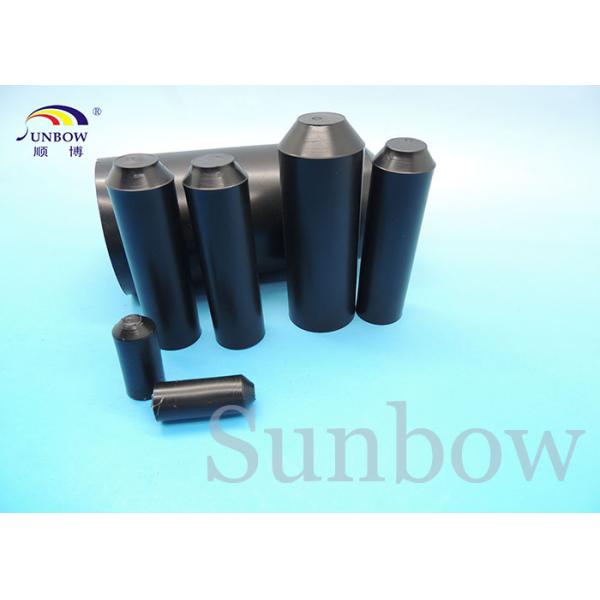 Adhesive Lined Hearshrink End Cap Cable Accessories Default Color Black