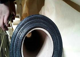 0.6-1.5m Width Epoxy Coated Mesh 300M Length Acid Resisting Feature