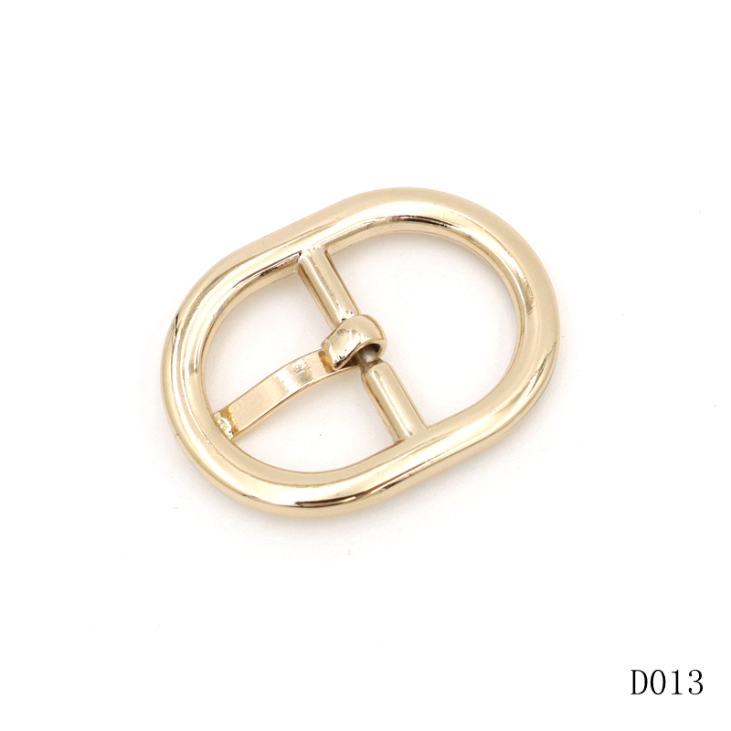 19mm Metal Belt Buckles Gold Oval Shape Belt Buckle Anti Fade
