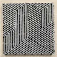 Scratch / Stain Resistant Plastic Garage Floor Tiles in Modern Grey Matte Finish