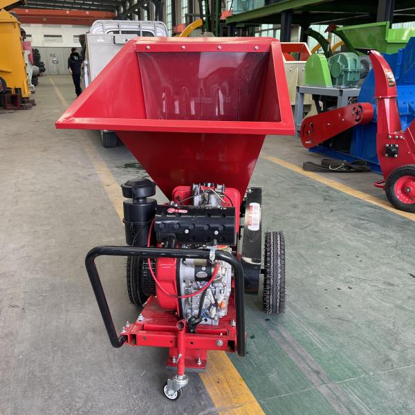 12cm Blade Crusher 192f Gasoline Tree Grinder for Horizontal Tree Branch Shredding