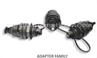Cabos exteriores Dustproof do remendo da fibra ótica com o adaptador IP67 do conector do SC LC MPO