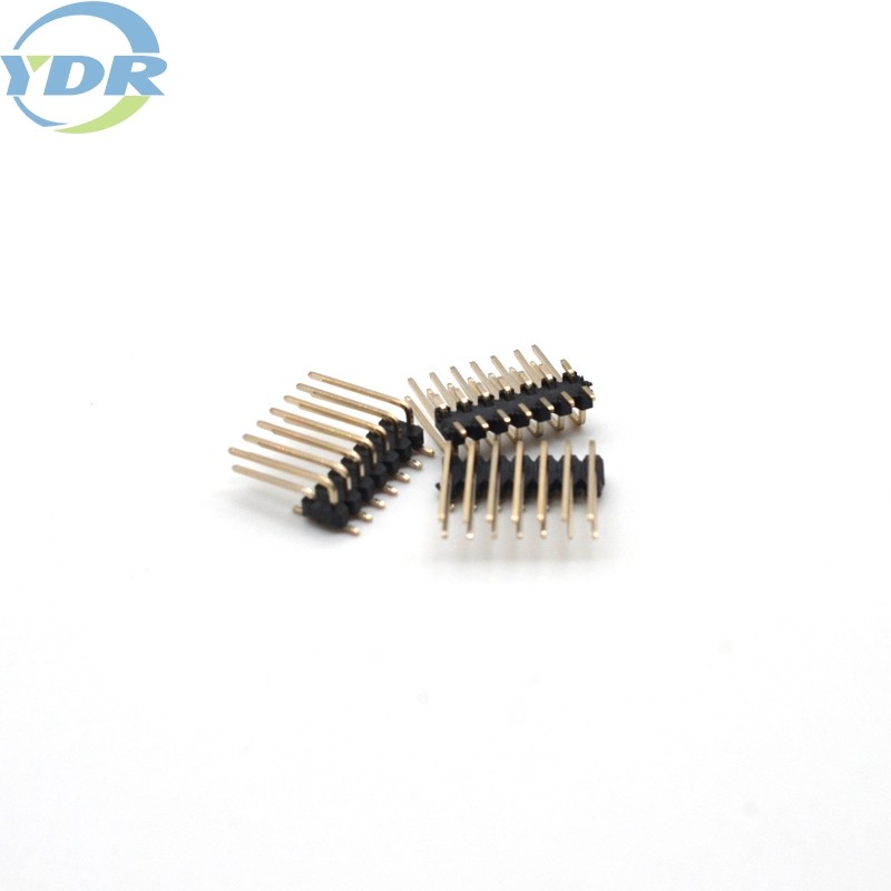 Двойное покрытое золото 2x7Pin соединителя 1.27mm монтажной платы Pcb строки