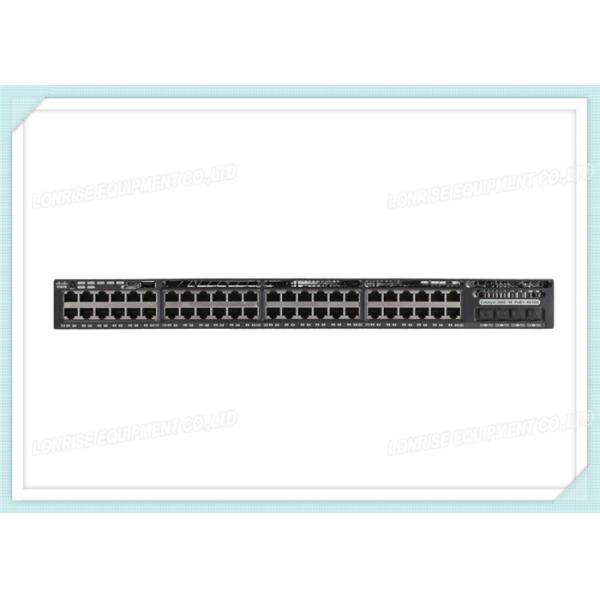 Layer 3 Cisco Fiber Optic Switch 8 Port POE WS-C3650-48PD-S IP Base IOS Managed