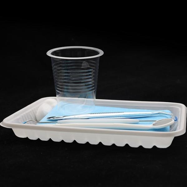 S&J Dental Equipment Surgery Sheet Combination Package Well Blue Sterile Implant Oral Surgery Kit Disposable Dental Kits