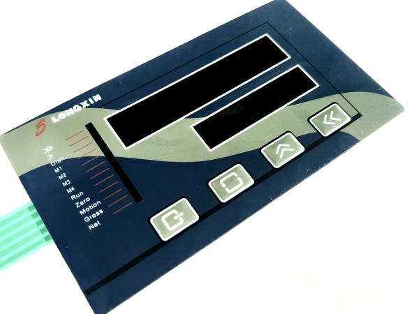 Polycarbonate Standard Membrane Switch Low Profile Lightweight