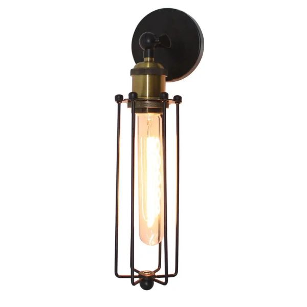 Corridor Staircase Restaurant Loft Bedroom Bedside Lamp Retro Industrial Iron Wall Light(WH-VR-144)
