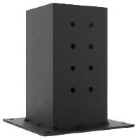 3 braço de pergola de canto Bracket de aço carbono revestido de pó pesado de calibre 14/12 calibre