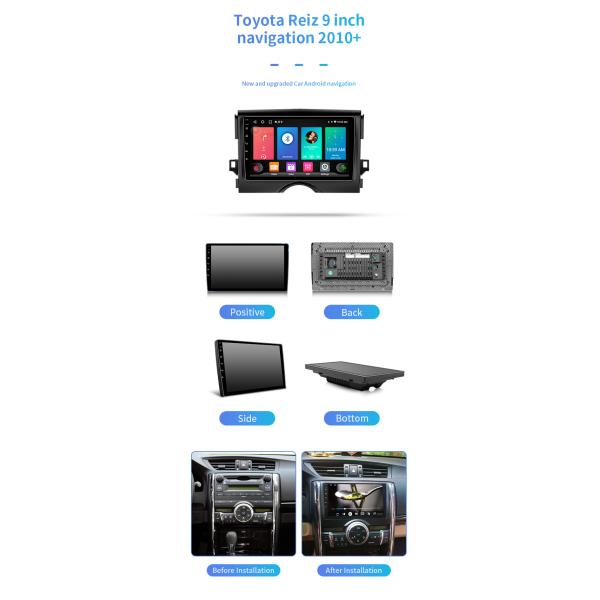 Компьютер автомобиля Carplay GPS 9 дюймов для навигации автомобиля экрана Тойота Reiz 2010+Touch
