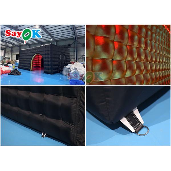 Реклама Ночной клуб Надувная кубическая палатка Сильный Оксфордский ткань материал Надувная воздушная палатка