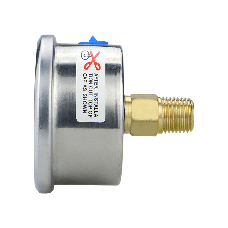 OEM Customized 2 51.5mm Stainless Steel Case Pressure Gauge with NPT1/8 Brass Thread Connection and 2.5% Precision