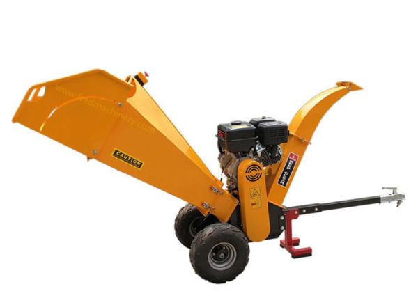 5 Inch Capacity Gasoline Wood Chipper self feeding With 2 Cutting Knives