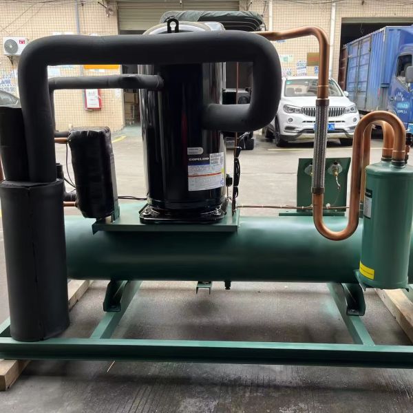 Custom 25Hp Dd Water Cooling Condensing Unit Semi-Hermetic Refrigeration Compressor Cooling Suitable for Cold Room Storage