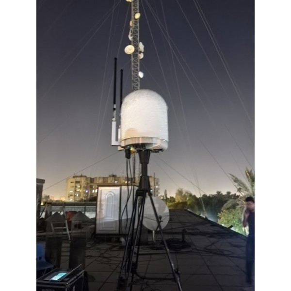 Fixed RF Drone Detector with 70MHz-8GHz Frequency Band 8-21KM Detection Range and 360° Detection Azimuth