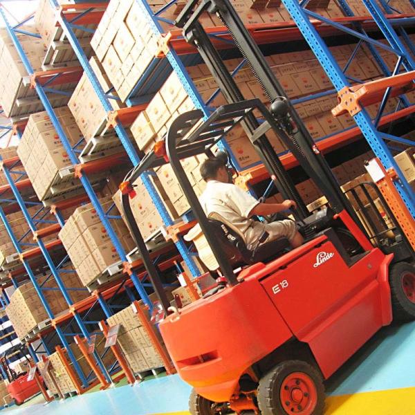 Warehouse Drive In Rack Pallet Racking 2-7 Levels High Density Storage System