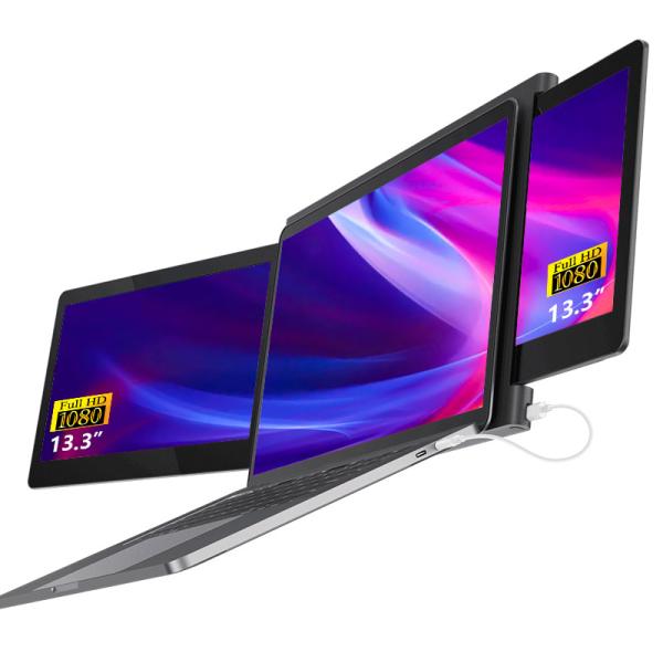 230cd/m2 1920*1080P tela tripla HDMI da extensão do portátil de 11,9 polegadas