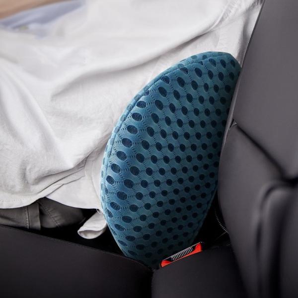 OBLONG Memory Foam Lumbar Support for Comfortable Car Home and Bed Comfortable Design