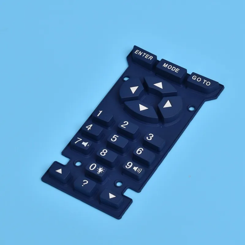 Adhesive Band Resistant Rubber Keypad Silicone Kitchenware