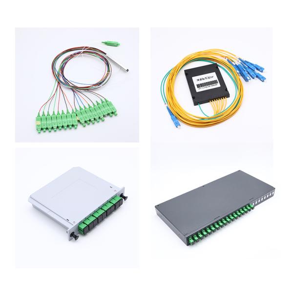 Splitter Plc оптического волокна держателя шкафа черноты 1*16