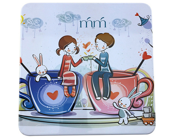 Square Promotional Tin Cans For Facial Mask Packaging , Small Tin Containers