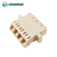 Adaptador assimétrico soldado da fibra ótica do quadrilátero do LC da estrutura